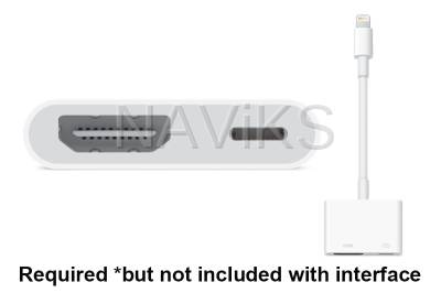 Apple AV Digital Adapter #MD826 (Sold Separately)